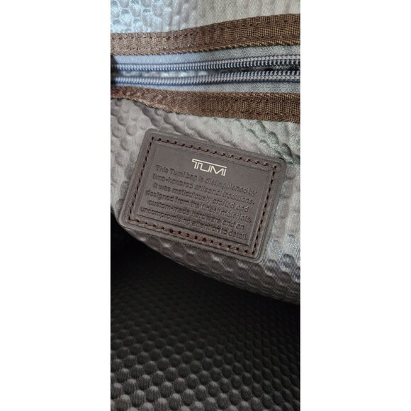 Tumi Alpha Bravo Greely Sling Backpack Green Canvas/ Leather 223170LH - Picture 6 of 10